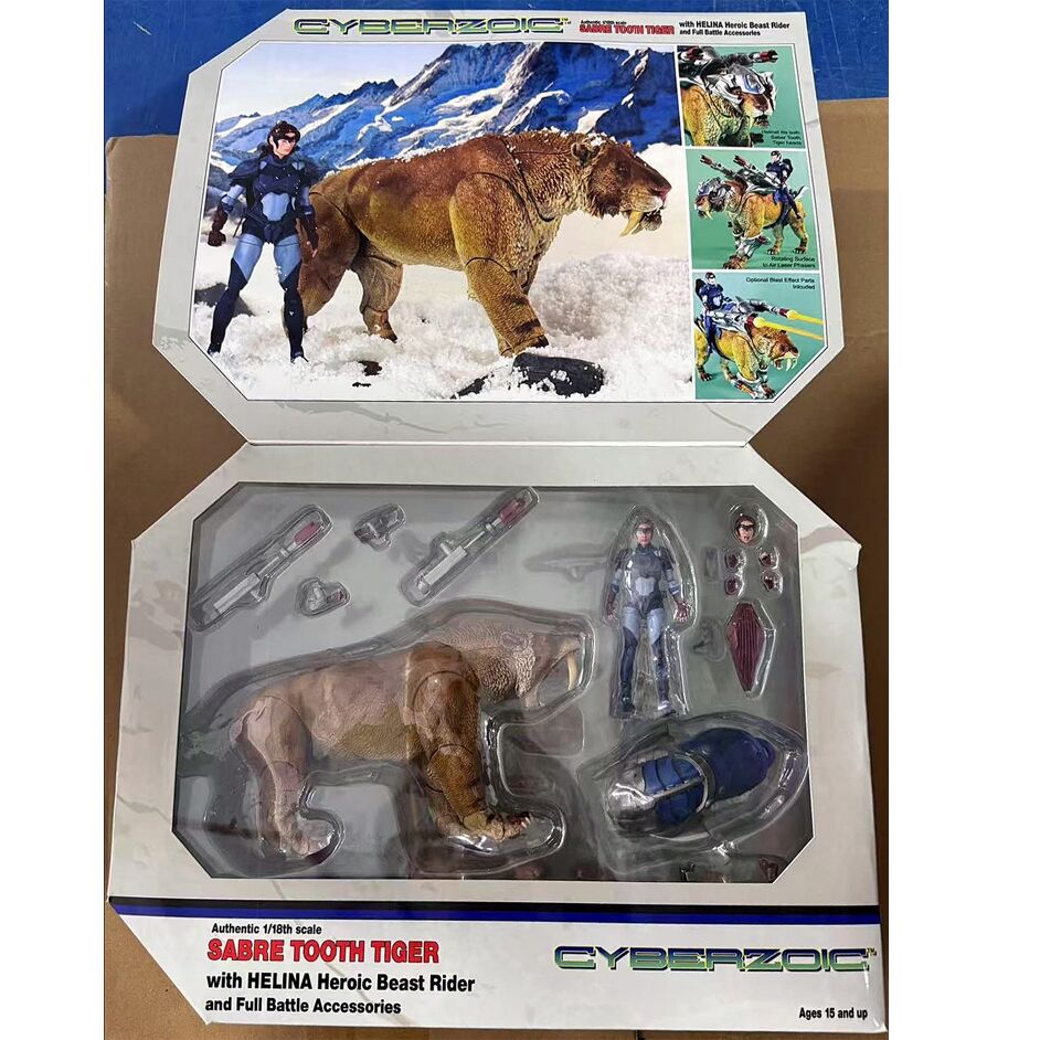 Smilodon (Sabre-tooth tiger) packaging.