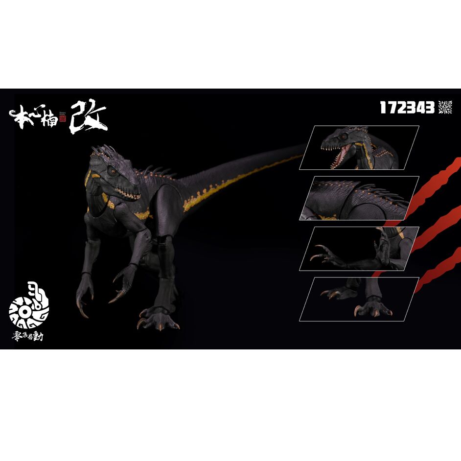 Nanmu Studio Berserker Raptor Black - Everything Dinosaur