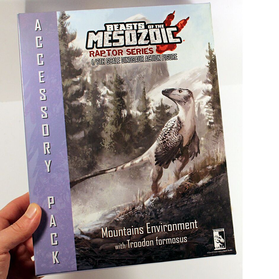 Beasts of the Mesozoic Mountains Environment with Troodon.