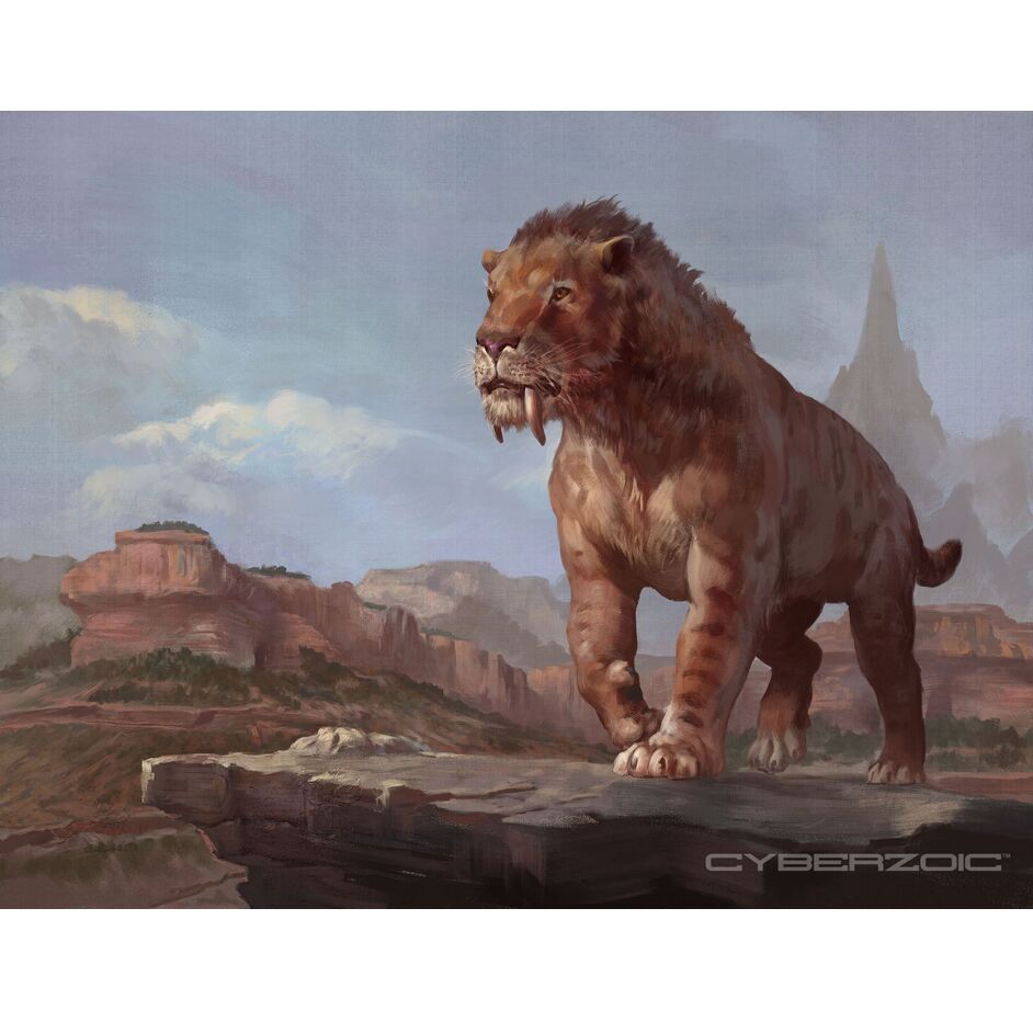 Smilodon package art.