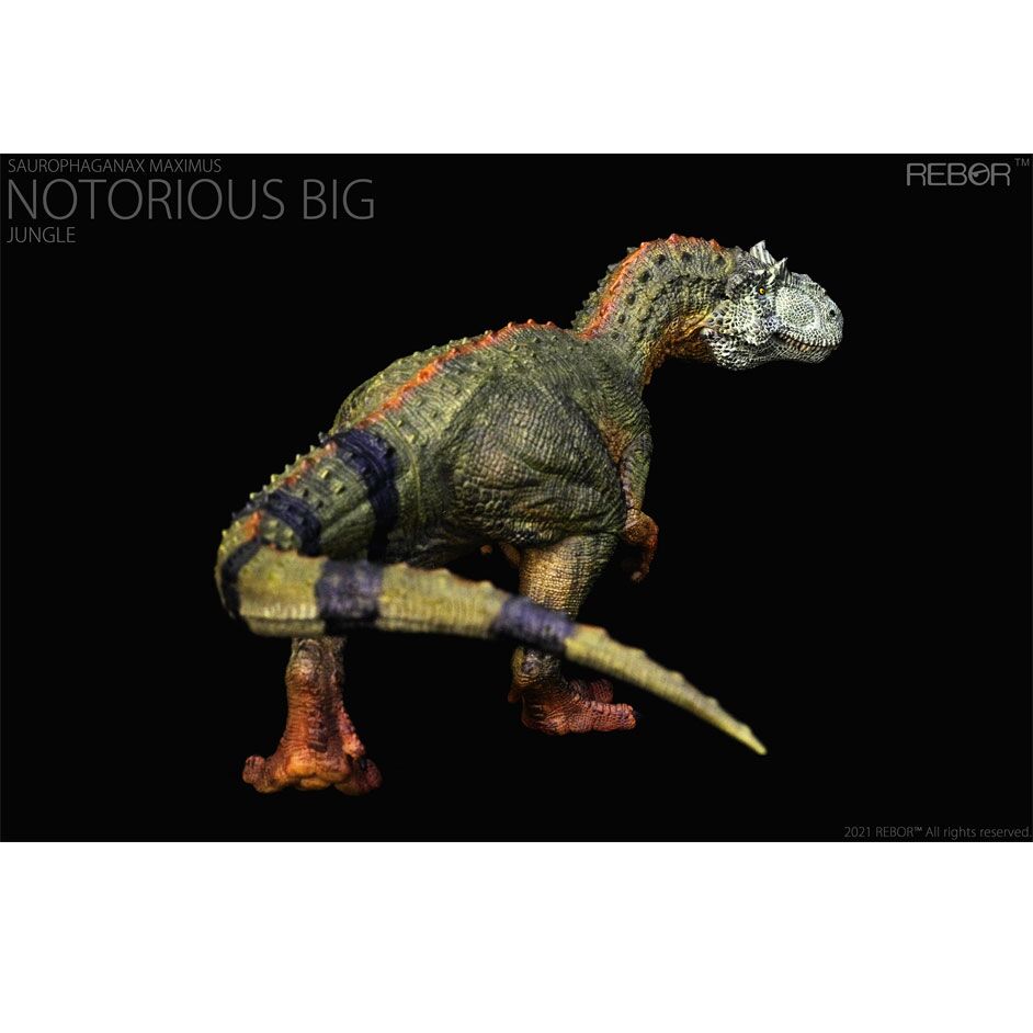 Saurophaganax dinosaur model