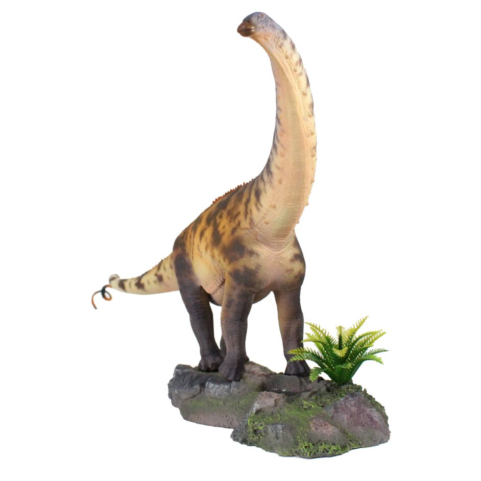 The Haolonggood Brontosaurus (Xie Ying Deng) with a display base.