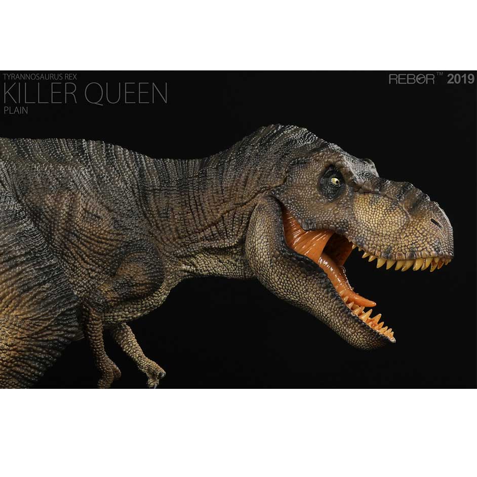Rebor Killer Queen T. rex model (plain colour variant).