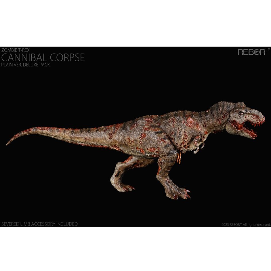 The Rebor Zombie T. rex Plain dinosaur model.