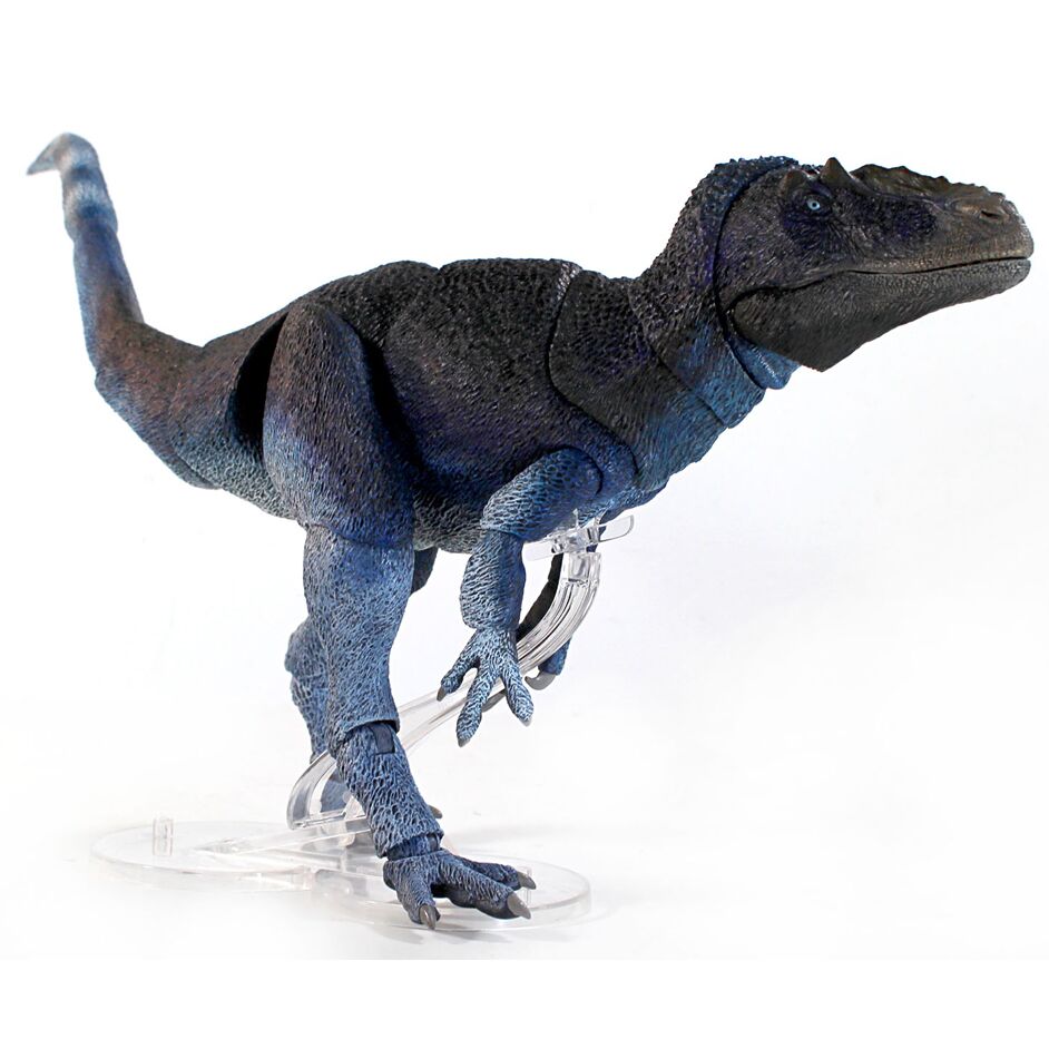 Cyberzoic Yutyrannus huali blue dinosaur model.