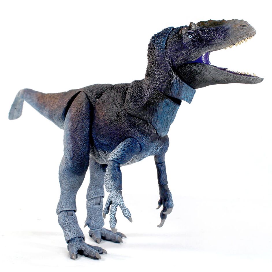 Cyberzoic Yutyrannus huali blue.